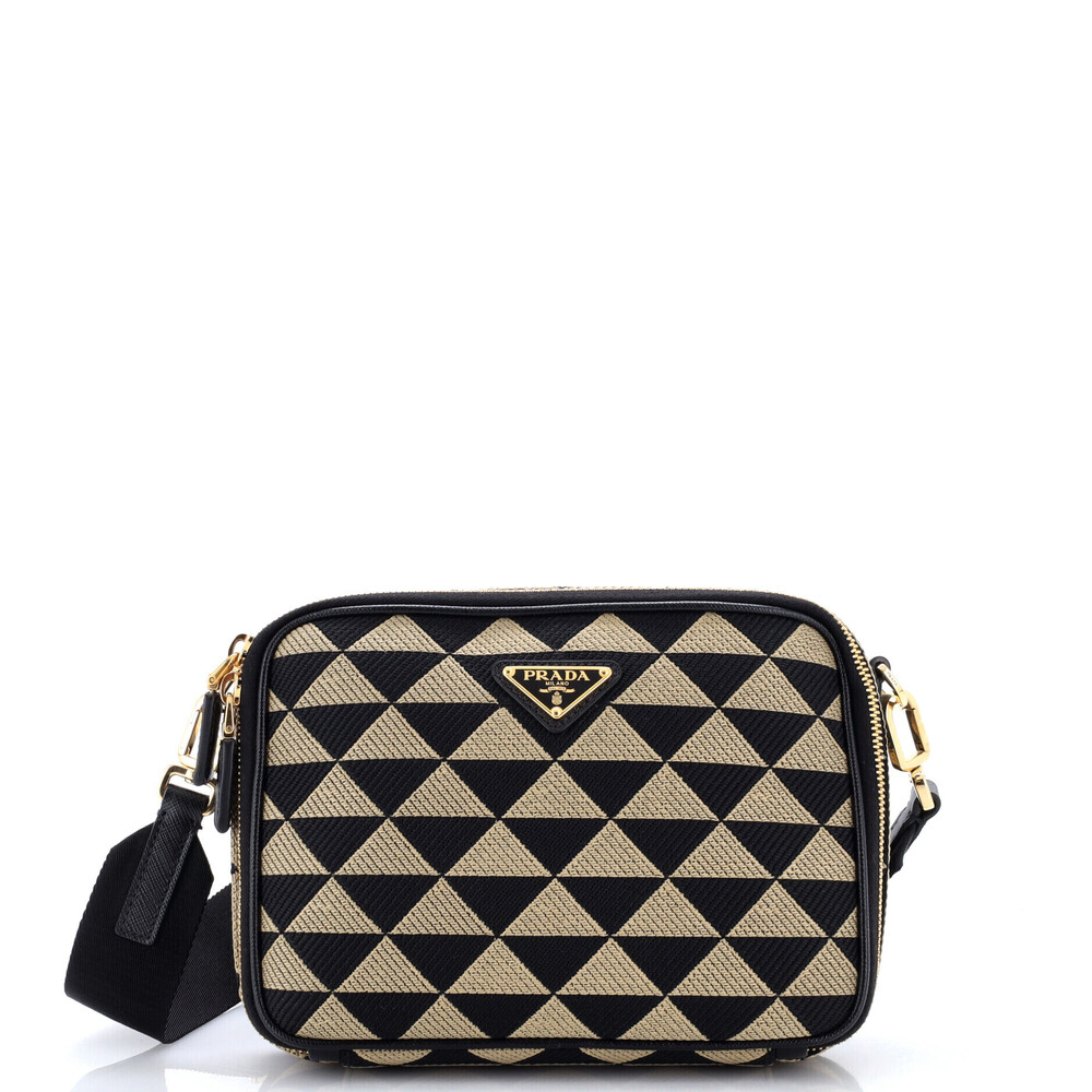 Prada Symbole Zip Around Shoulder Bag